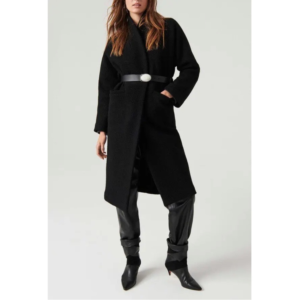 ba&sh Black Coat - Picture 2 of 6